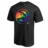 Men's Atlanta Hawks Fanatics Branded Black Team Pride T-Shirt FengYun,baseball caps,new era cap wholesale,wholesale hats